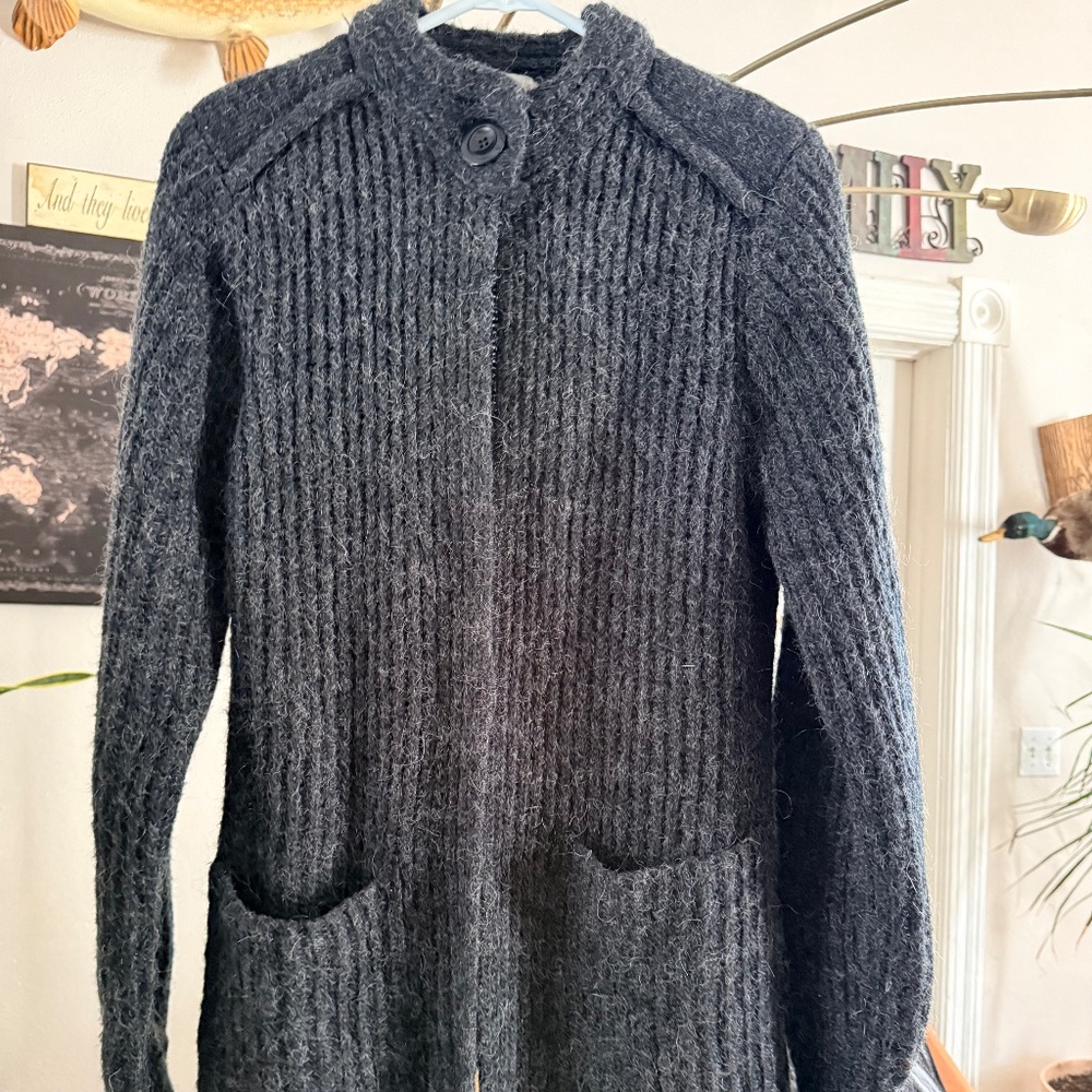 VINTAGE D.D. SLOAN WOMEN'S SWEATER SMALL WOOL BLEND NORDIC FAIR ICELANDIC BOHO